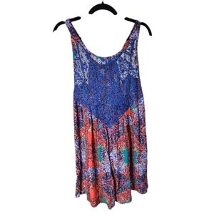 NWT Free People Count Me In Trapeze Mini Dress, Size Small MSRP $88